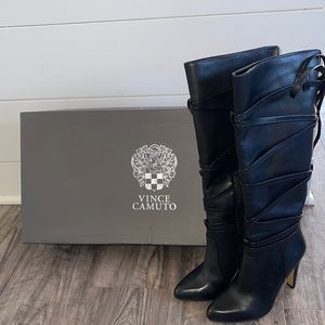 Vince Camuto Millay Wrapped Leather Boots